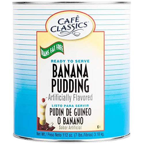 Real Fresh Trans Fat Free Banana Pudding, 7 Pound -- 6 per case.