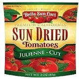 Bella Sun Luci 3 Ounce Sun Dried Tomatoes Julienne - 12 per case.