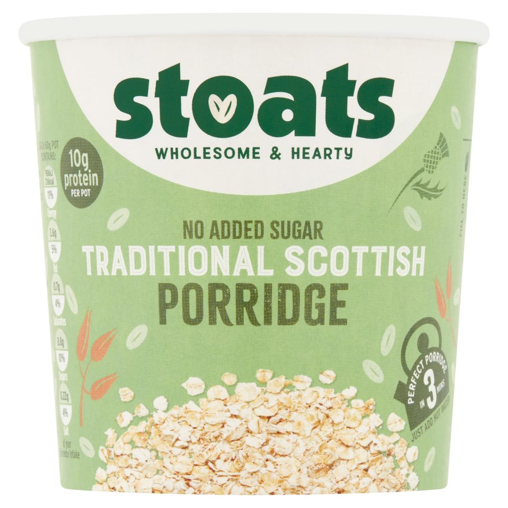 Stoats - Quick Pot - Classic Scottish Porridge - 60g