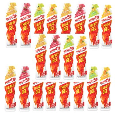 HIGH5 Unisex's 20 x 40gm Energy Gel Mixed Flavour Box