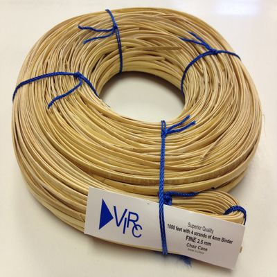 Chair Cane Fine 2.5mm 1000 ft Coil with 4 Strands of 4mm Binder Cane