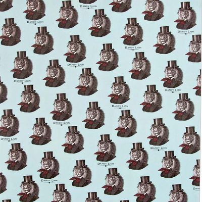 Chase and Wonder"Dandy Lion" Rolled Gift Wrap Paper (4)