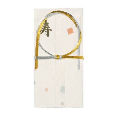 Daisho Banknote Wrap 03422 Gold White Mizuhiki Sunrise Knot