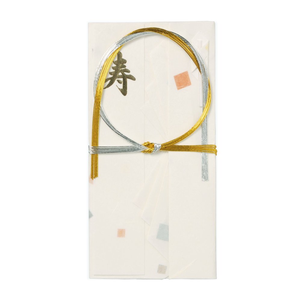 Daisho Banknote Wrap 03422 Gold White Mizuhiki Sunrise Knot
