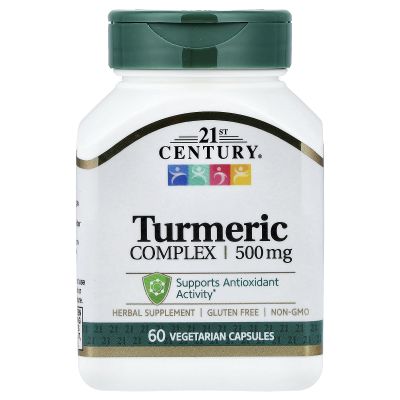 21st Century Turmeric Complex Vegetarian Capsules, 60 Count