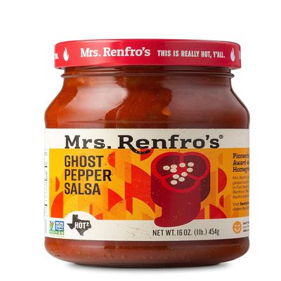 Mrs. Renfro Ghost Pepper Salsa 16 oz each (3 Items Per Order)