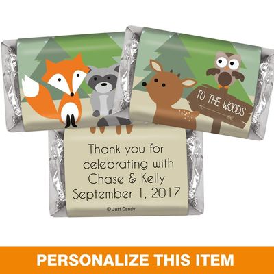 Forest Friends Custom Baby Shower Favor MINIATURES (50 Count)