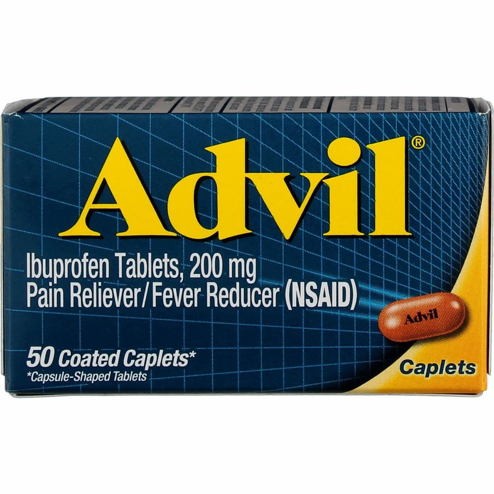 Advil Caplets 50 Ct (2 Pack)