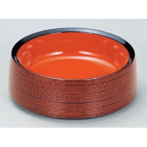 Buckwheat Udon D.X5 Size Split Buckwheat Brush Inner Vermilion [15 x 5.4cm] ABS Resin (7-534-10) Restaurant Ryokan Japanese Tableware Restaurant Commercial Use