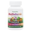NaturesPlus Animal Parade Sugar-Free Children's Multivitamin - Assorted Cherry, Grape & Orange Flavors - Pack of 2, 90 Chewable Tablets - 90 Total Servings view 1