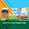 NaturesPlus Animal Parade Sugar-Free Children's Multivitamin - Assorted Cherry, Grape & Orange Flavors - Pack of 2, 90 Chewable Tablets - 90 Total Servings view 2