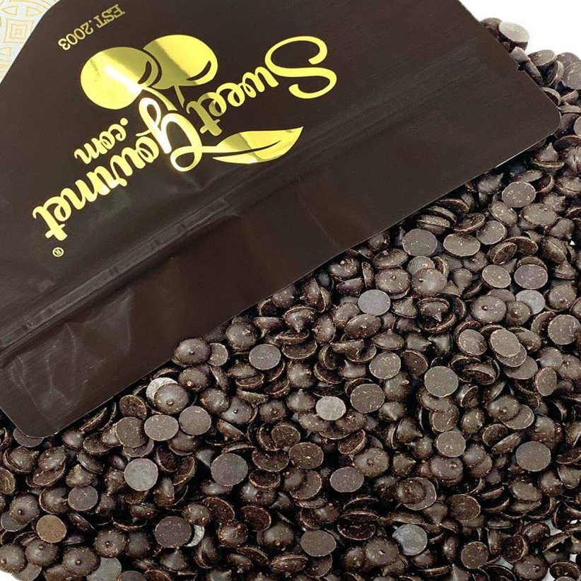 SweetGourmet Unsweetened Carob Drops 2M | No Caffeine Chocolate | 2 Pounds