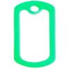 Custom 2 Pack - Penicillin Allergy Medical Alert ID Necklaces with Gold Custom Tags, Green Silencers, and 30'' USA Chains view 4