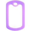 Custom 2 Pack - Penicillin Allergy Medical Alert ID Necklaces with Pink Hot Custom Tags, Purple Silencers, and 30'' USA Chains view 4