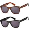 2 Pair Readers.com the Dallas Retro Square Sun Readers 2.75 Tortoise and Black