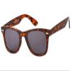 2 Pair Readers.com the Dallas Retro Square Sun Readers 2.75 Tortoise and Black view 3