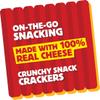 Cheez-It Grooves Crunchy Cheese Crackers, Snack Crackers, Lunch Snacks, Family Size, Sharp White Cheddar, 17oz Box (1 Box) view 2