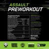 Muscle Pharm Assault Pre Workout Powder for Men & Women - Packed with Beta Alanine, Caffeine, Creatine & Betaine Anhydrous - Endurance & Strength Booster 30 Servings, Blue Raspberry Flavor view 3