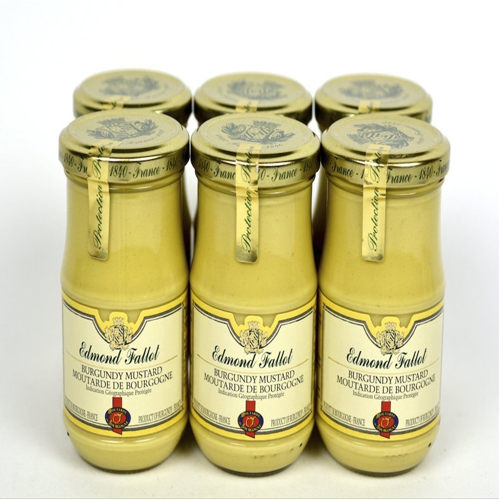 Edmond Fallot Dijon Mustard with Burgundy Wine 7.4Oz Case of 6 Units - Wholesale