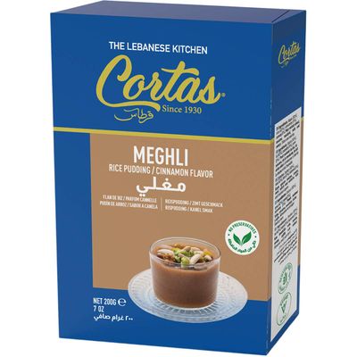 Cortas - Meghli Mix (Rice Pudding with Cinnamon Flavor), 7oz (200g)