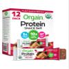 Orgain Organic Vegan Protein Bars, Peanut Butter Chocolate Chunk - 10g Plant Based Protein, Low Calorie Healthy Snacks, No Lactose or Soy Ingredients, Gluten Free, Non-GMO - 1.41 Oz (Pack of 12) view 1