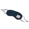 Advance Sleep Eye Mask, Soft, Cotton, Knit & Border (Ear Hook), Made in Japan, Navy/Green nvgr view 1