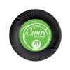 Party Essentials Disposable Plastic Tableware with Swirled Designed Rims, Black, 7" Salad/Dessert Plates, 70-Count view 3