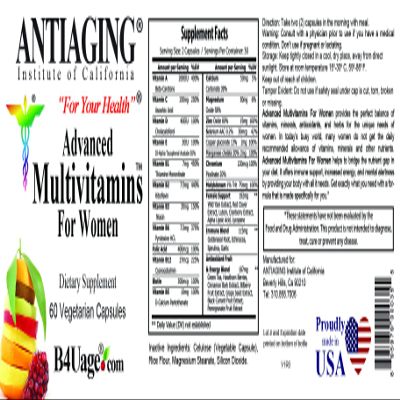 Advanced Multivitamins for Women