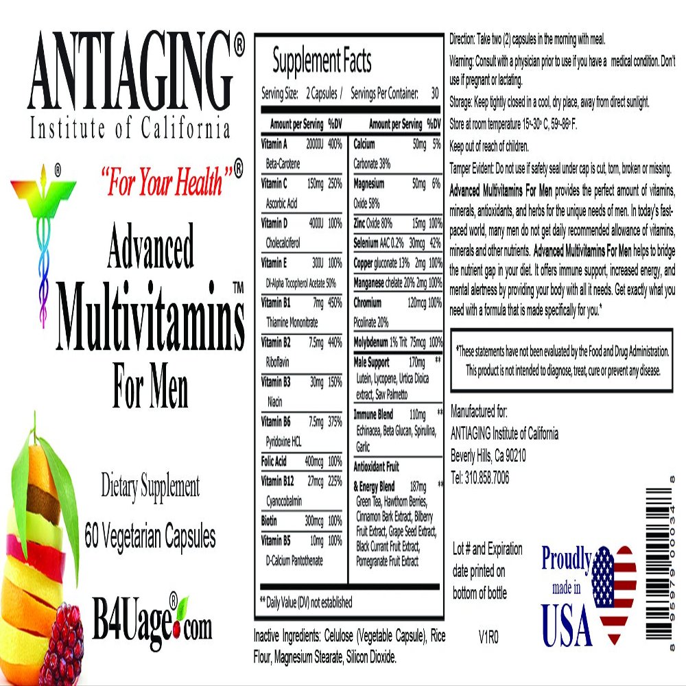 Advanced Multivitamins for Men