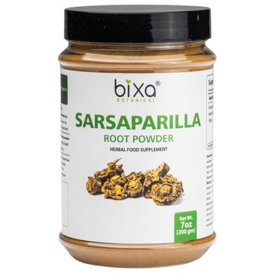 bixa BOTANICAL Sarsaparilla Root Powder | HEMIDESMUS INDICUS | Anantmool | 200 Grams / 7 OZ | Ayurvedic Herbal Supplement | Gluten Free, Non-GMO, Steam Treated, Vegan, 100% Pure.