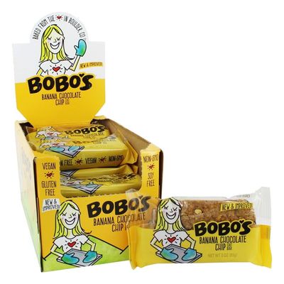 Bobo's Oat Bars Banana Oat Bar 12 Count, 3 OZ