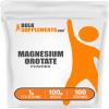 BulkSupplements.com Magnesium Orotate Powder - High Absorption Magnesium Supplement - Unflavored & Gluten Free, 1g per Serving, 100g (3.5 oz) (Pack of 1) view 1