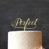 Darling Souvenir Perfect Custom Wedding Wood Engraved Cake Topper Personalized Rustic Cake Topper Cake Decoration 6"-7" Inches Wide view 2