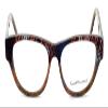 Ernest Hemingway 4654 Designer Reading Glasses in Rose-Snake +1.00 view 2