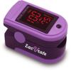 Zacurate Pro Series 500DL Fingertip Pulse Oximeter Blood Oxygen Saturation Monitor with Silicone Cover, Batteries and Lanyard view 1