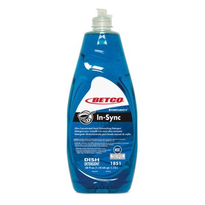 Betco InSync Super Concentrated Hand Dishwashing Detergent, Fresh Scent, 38 Oz