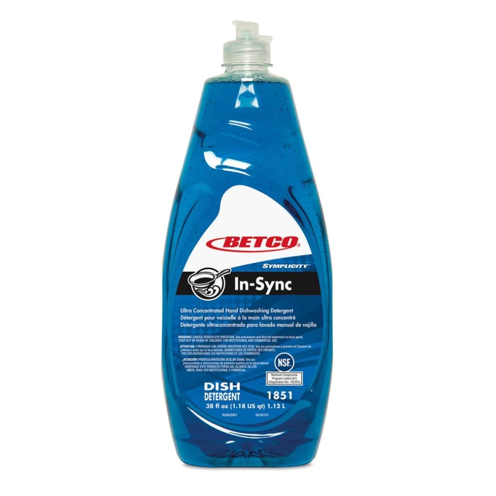 Betco InSync Super Concentrated Hand Dishwashing Detergent, Fresh Scent, 38 Oz