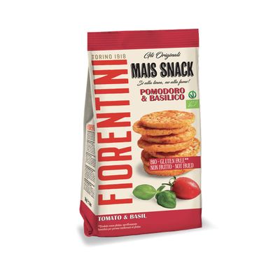 Fiorentini Bio Mini Cakes Corn On Tomato and Basil Gluten Free 50g