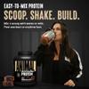 Animal Whey Isolate Protein Powder - Loaded for Pre & Post Workout Muscle Builder and Recovery with Digestive Enzymes for Men & Women - 25g Protein, Great Taste, Low Sugar - Brownie Batter 4 lbs view 4