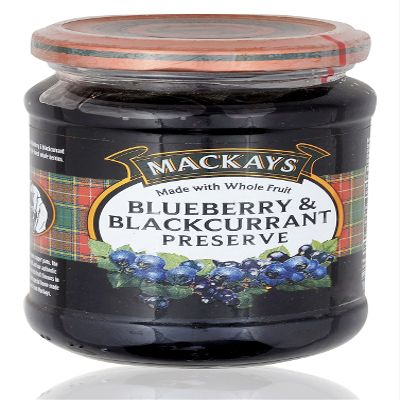 Mackays Jam - Blueberry and Blackcurrant, 340g Bottle