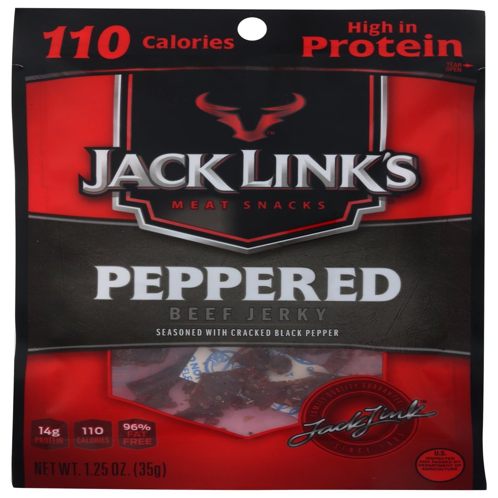 JACK LINKS 10000008421 1.25 oz Pepp Beef Jerky