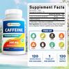 Best Naturals Caffeine Pills 200mg, 120 Count view 2