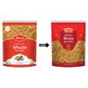 Bikaji Bikaneri Bhujia 1kg (35.27oz) | Authentic Indian Savory Snack | Spicy Dew Bean & Gram Flour Sev Noodles | Traditional Bikaner Recipe | Crunchy Tea-Time Namkeen | Made in India | Vegetarian Snack view 4