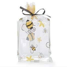 A1 Bakery Supplies Cello Bags a Little Honey Bees Large - Pack of 25 (4 x 2 x 9)