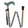 Royal RC Canes Mosaic Stained Window Folding Adjustable Walking Cane  Lightweight Aluminum Derby Cane with Engraved Collar and HD Pattern  Stylish Foldable Cane for Men and Women view 1
