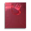 12 x 5" Small Metallic Matte Jewelry Party Supplies Favor Gift Bags w/Handle (Red) view 1