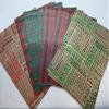 10 Sheet of Mix Designer Luxury Soft touch Foiled Christmas Anytime Giftwrap view 1