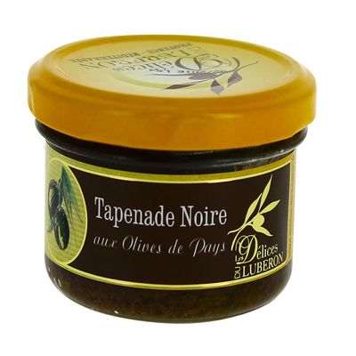 Black Olive Spread, Tapenade Noire aux Olives de Pays, Les Delice du Luberon