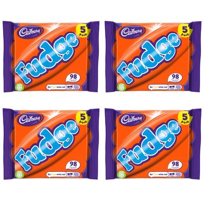 Cadbury Fudge 5 pk (Pack of 4)