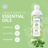 CAPRI ESSENTIALS Dish Soap Liquid, Natural Household Cleaning Supplies, Plant Based Aromatic Dish Detergent, Blend of Essential Oils with Almond Oil, Eucalyptus & Peppermint, Sweet Basil, 16 FL Oz view 2